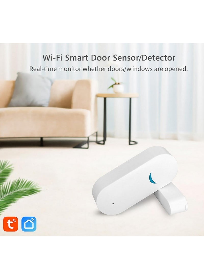 RATSAW Smart WiFi Door Window Sensor Wireless Security Alarm Door Sensor  Tuya Smart Door Window Sensor  Compatible with Alexa Google Assistant Home and Business Security Door Open Contact Sensor  - Image 3