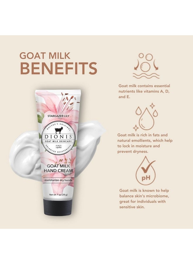 Dionis - Goat Milk Skincare Scented Hand Cream (1 oz) Set of 6, Moisturizing Lotion for Dry Skin, Good for Sensitive Skin, Cruelty-free and Paraben-free (Stargazer Lily) - Image 2