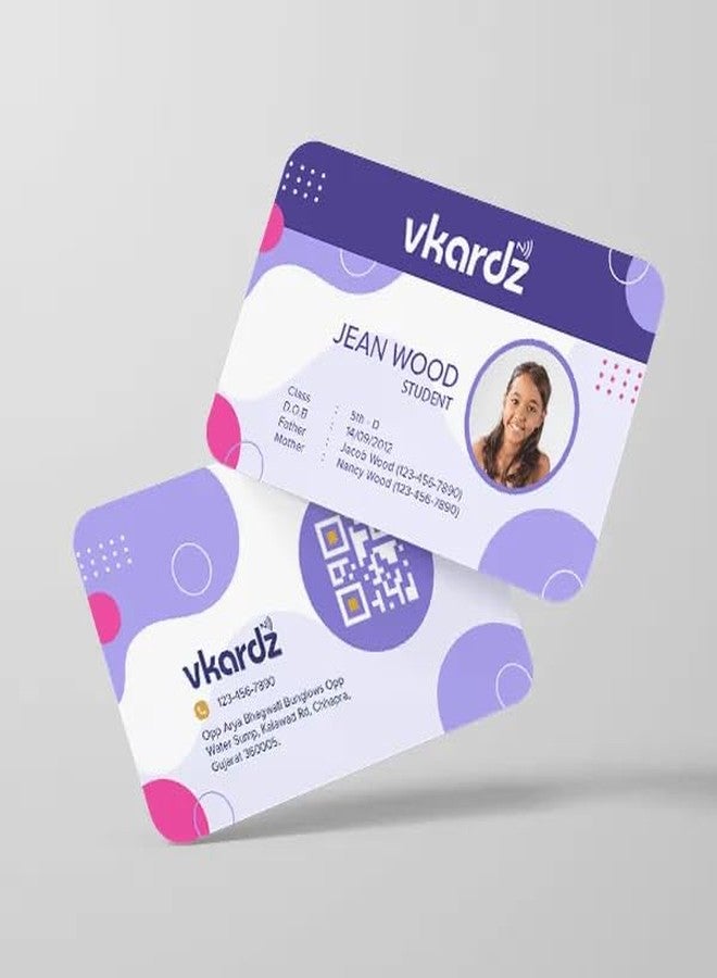 vKardz - Professional NFC Card & Smart Contactless Digital Business Card (Student:02) - Image 1