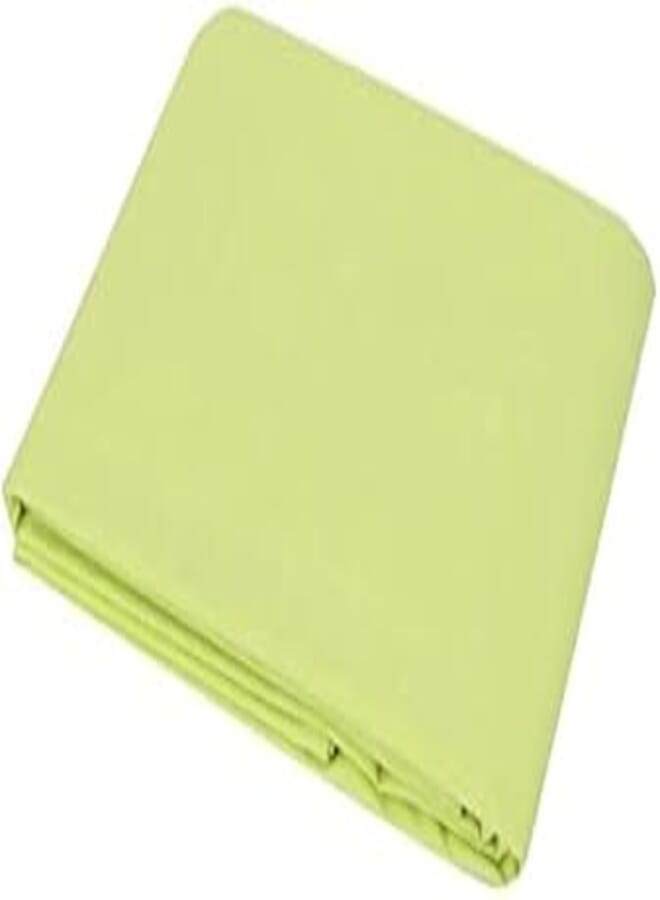 Elastic cotton bed sheet size 160cm - phosphoric green