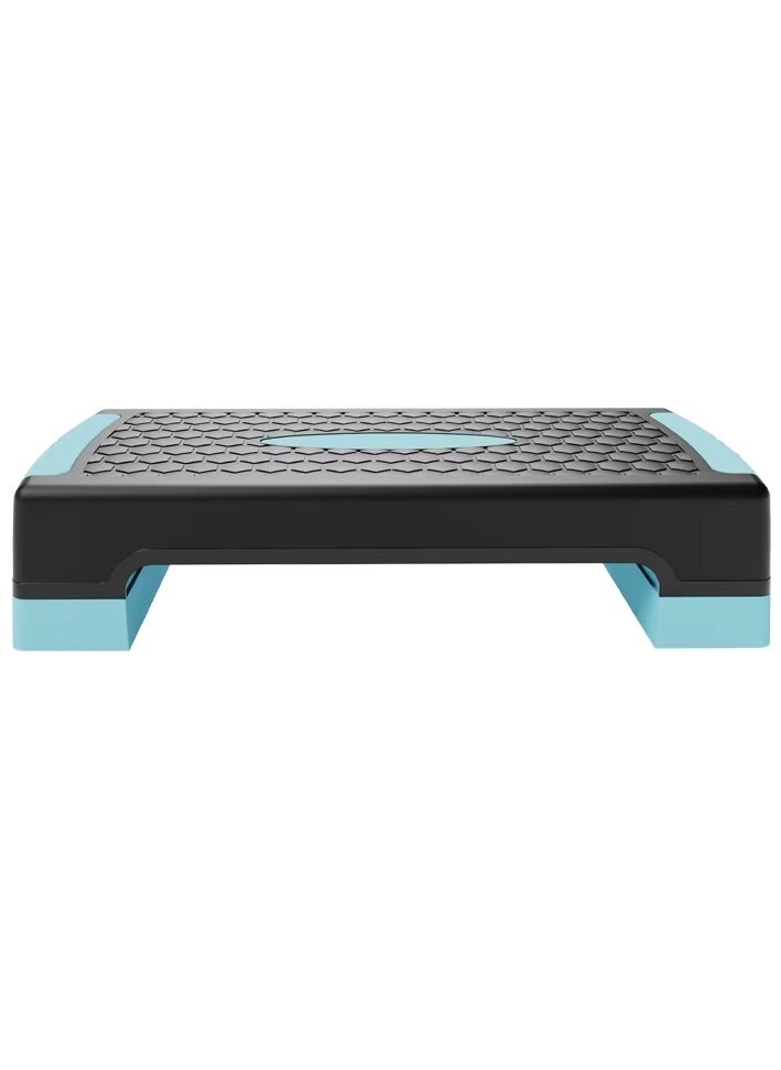 Generic 2In1 Fitness Aerobic Step & Balance Pedal With Slope Adjustment And Pull Ropes 68x28x10/15 CM, BlackxBlue  - Image 4