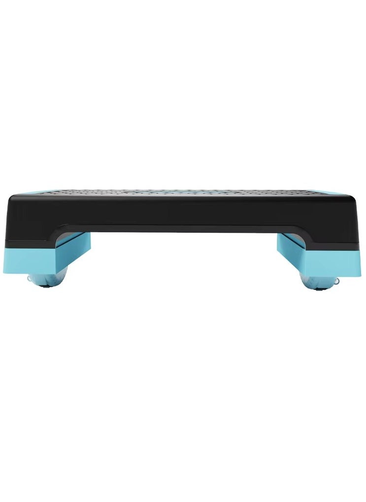 Generic 2In1 Fitness Aerobic Step & Balance Pedal With Slope Adjustment And Pull Ropes 68x28x10/15 CM, BlackxBlue  - Image 3
