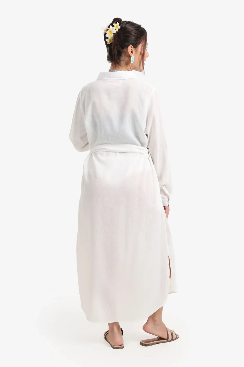 Carina Beach Dress with Deatchable Belt - Image 4