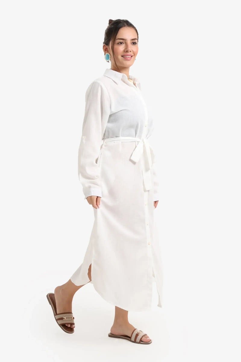 Carina Beach Dress with Deatchable Belt - Image 2