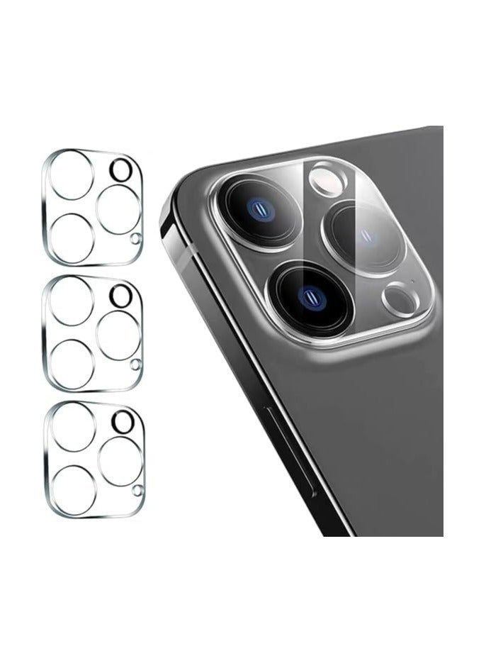 واقي عدسة الكاميرا لهاتف iPhone 16 Pro (6.3 بوصة) وiPhone 16 Pro Max (6.9 بوصة) - زجاج مقوى 9H، شفاف عالي الدقة، مضاد للخدش، متوافق مع التصوير الليلي، مناسب للحافظات - Image 1