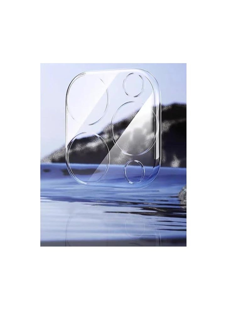 واقي عدسة الكاميرا لهاتف iPhone 16 Pro (6.3 بوصة) وiPhone 16 Pro Max (6.9 بوصة) - زجاج مقوى 9H، شفاف عالي الدقة، مضاد للخدش، متوافق مع التصوير الليلي، مناسب للحافظات - Image 2