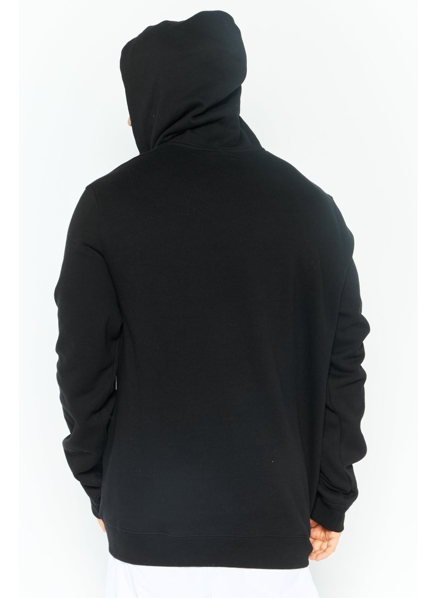 Hurley Men Sportswear Fit Outdoor Hoodie, Black  - Image 2