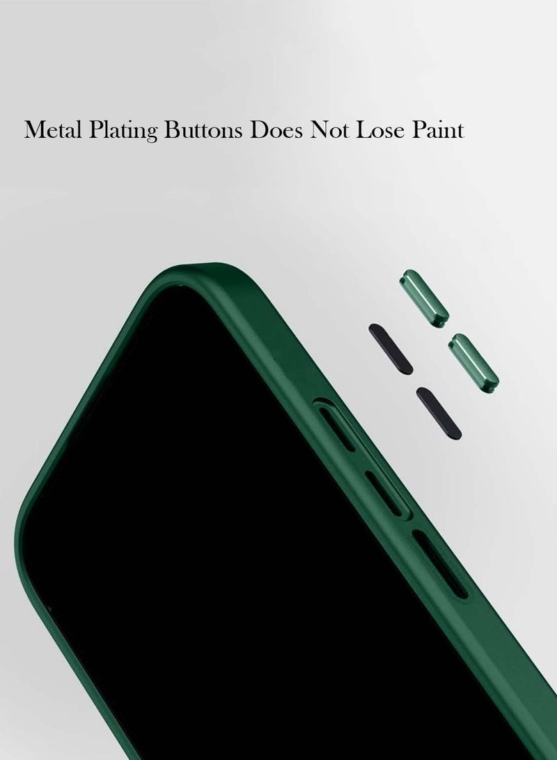 Wtech Motorola Moto G75 5G 2024 Hybrid Silicone with Translucent Back Protective Lens Shield Case Cover - Dark Green - Image 5