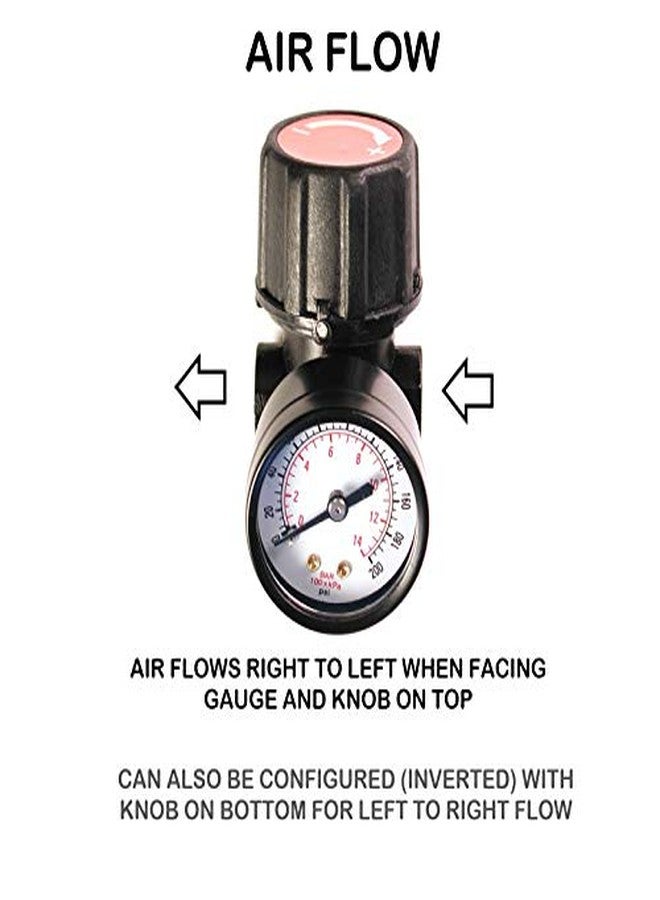 Primefit CR1401G Replacement Air Regulator with steel-Protected Gauge, 1/4" Npt - Image 5