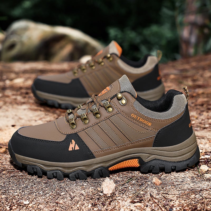 New Men'S Hiking Shoes, Walking Sports Shoes, Rubber New Casual Non-Slip Outdoor Men'S Travel Shoes - Image 1
