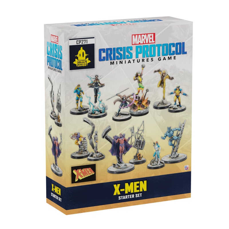 Asmodee Marvel Crisis Protocol XMen Roster Pack Miniatures Game Starter Set with 12 Figures Stat Tactic Cards Dice Tools Tokens Ages 14 2 Players 90 Min Playtime - Image 3