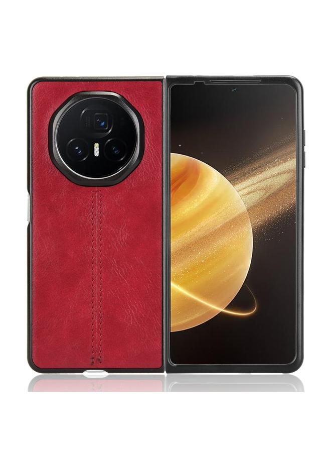 زبون جراب هاتف لهاتف Honor Magic V3 بغطاء خلفي بخياطة بنمط بقرة - Image 3