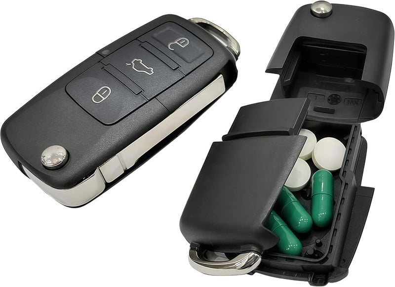 Fake Car Key Storage Box with Coin Compartment, Secret Compartment Box for Adults,A - Image 4