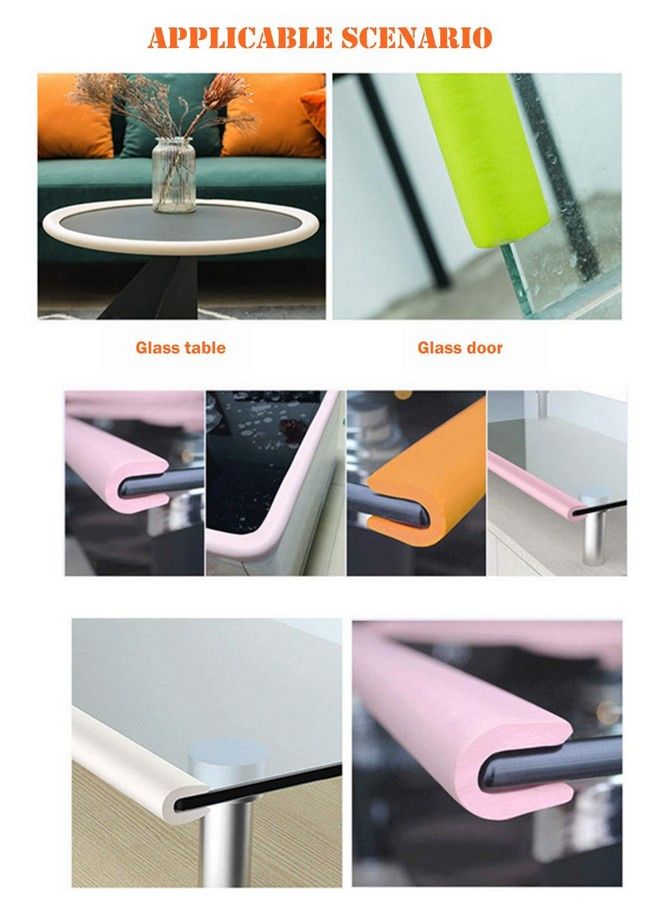 M2cbridge U Shape Extra Thick Furniture Table Edge Protectors Foam Baby Safety Bumper Guard 6.5 Ft (Grey) - Image 3