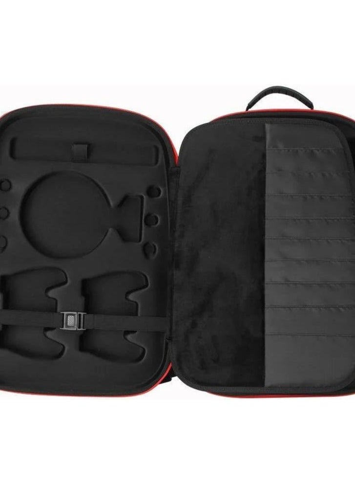 DEADSKULL Carrying Case for PS5/PS5 Pro/PS5 Slim , Game Backpack for PS5, Large Capacity Storage Bag Compatible with PlayStation 5 Controller Console Accessories (Black, PS5 FAT) - Image 3