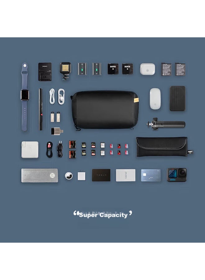 PGYTECH Pgytech Digital Storage Bag, Camera Photography Accessory Organizer, Memory Card Hard Drive Data Cable Power Bank Travel Storage Pouch, Handheld Portable Storage Bag (Tallgrass Green) - Image 5