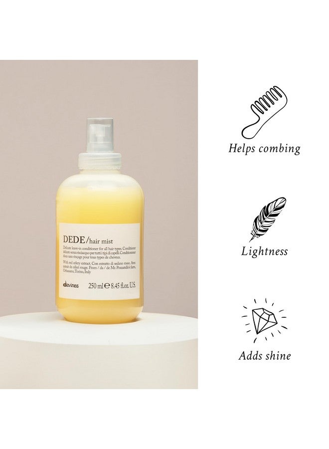 Davines DEDE Hair Mist, Lightweight Leave-In Conditioner, Moisturize While Adding Shine, Adds Combability To Fine Hair, 8.45 Fl. Oz. - Image 5