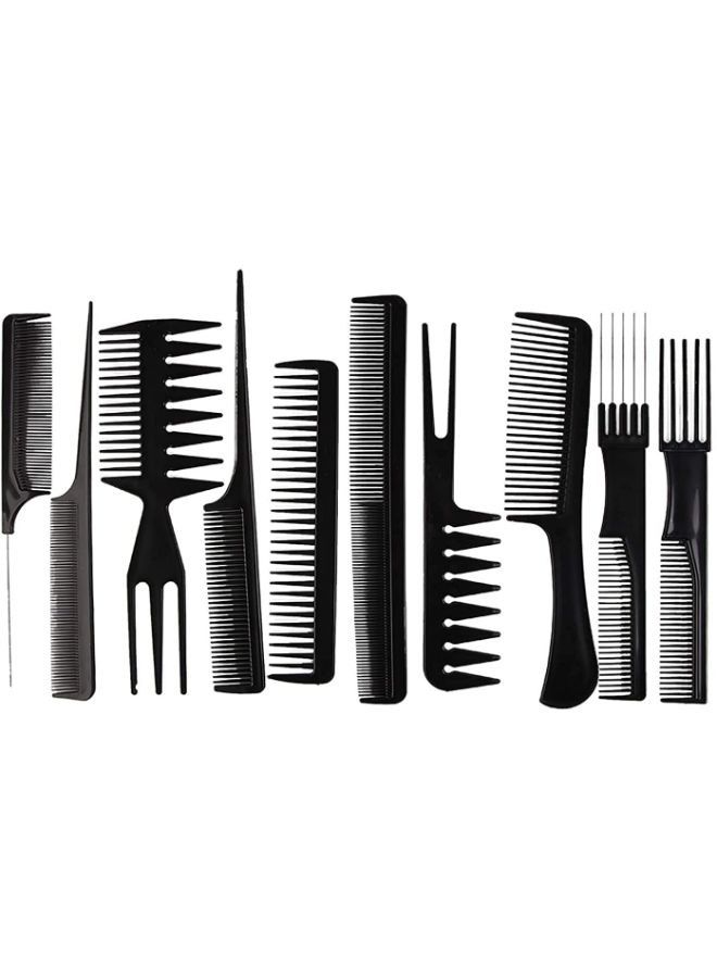 Wtrtr 10 Pieces Hair Styling Barber Comb Kit - Image 1