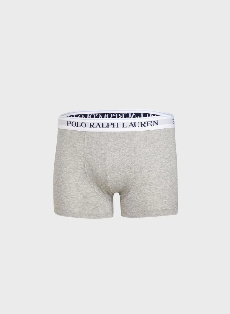 POLO RALPH LAUREN 3 Pack Logo Band Trunks