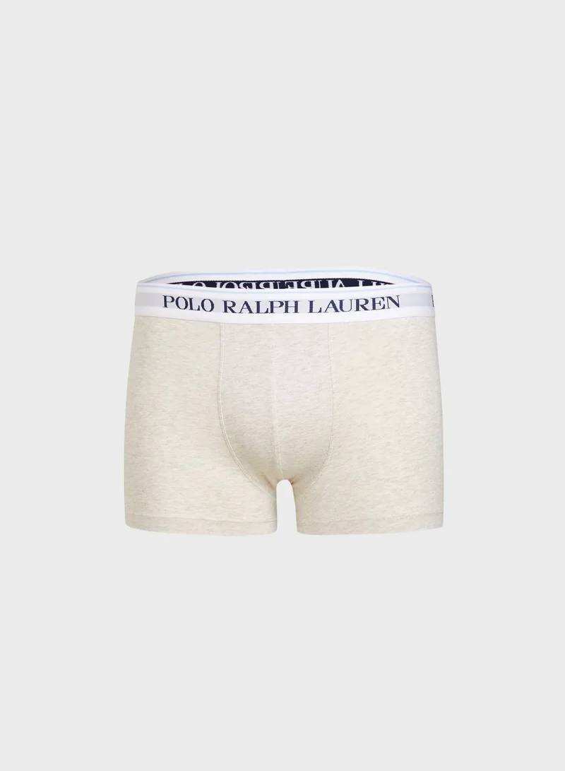 POLO RALPH LAUREN 3 Pack Logo Band Trunks
