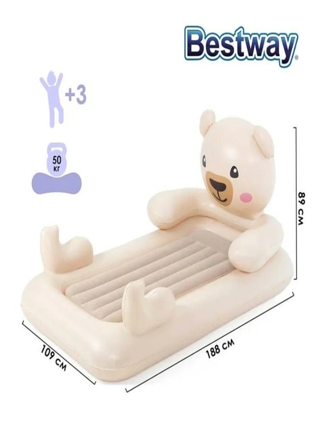 Bestway Dreamchaser Airbed Teddy Bear 1.88Mx1.09Mx89Cm 26-67712 - Image 1