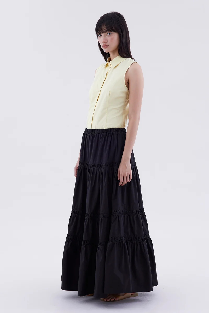 ذا اديتورز ماركت Linsey Tiered Full Skirt