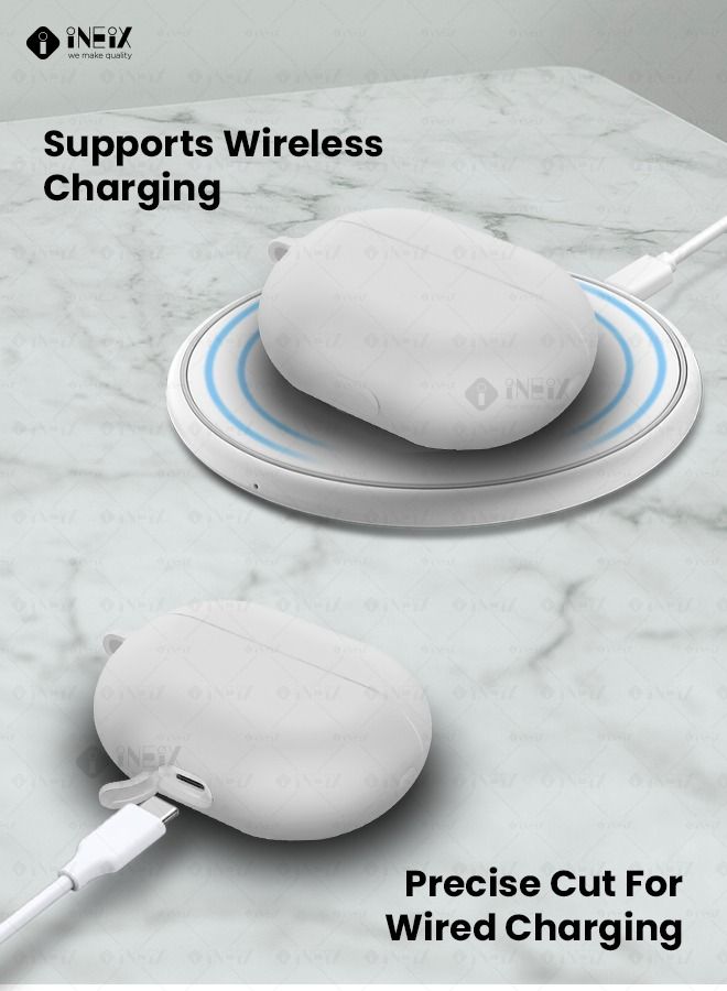 INEIX Silicone Case For Huawei Freebuds Pro 2-White  - Image 5