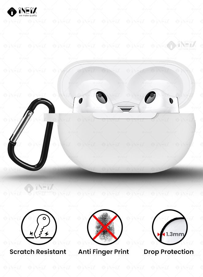 INEIX Silicone Case For Huawei Freebuds Pro 2-White  - Image 3