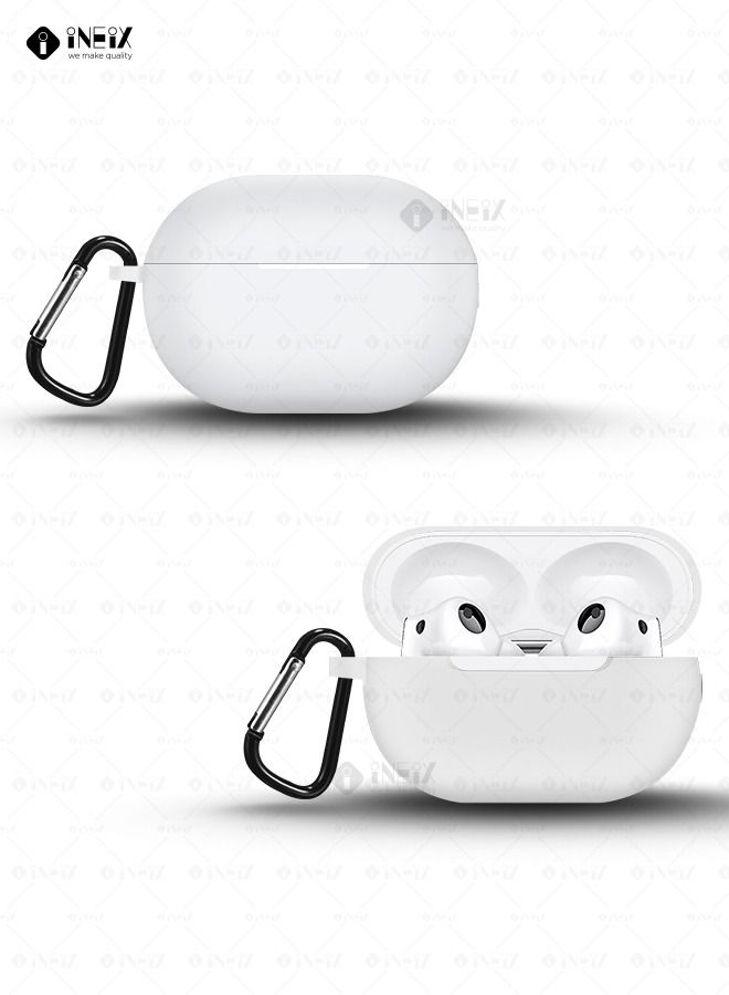 INEIX Silicone Case For Huawei Freebuds Pro 2-White  - Image 2