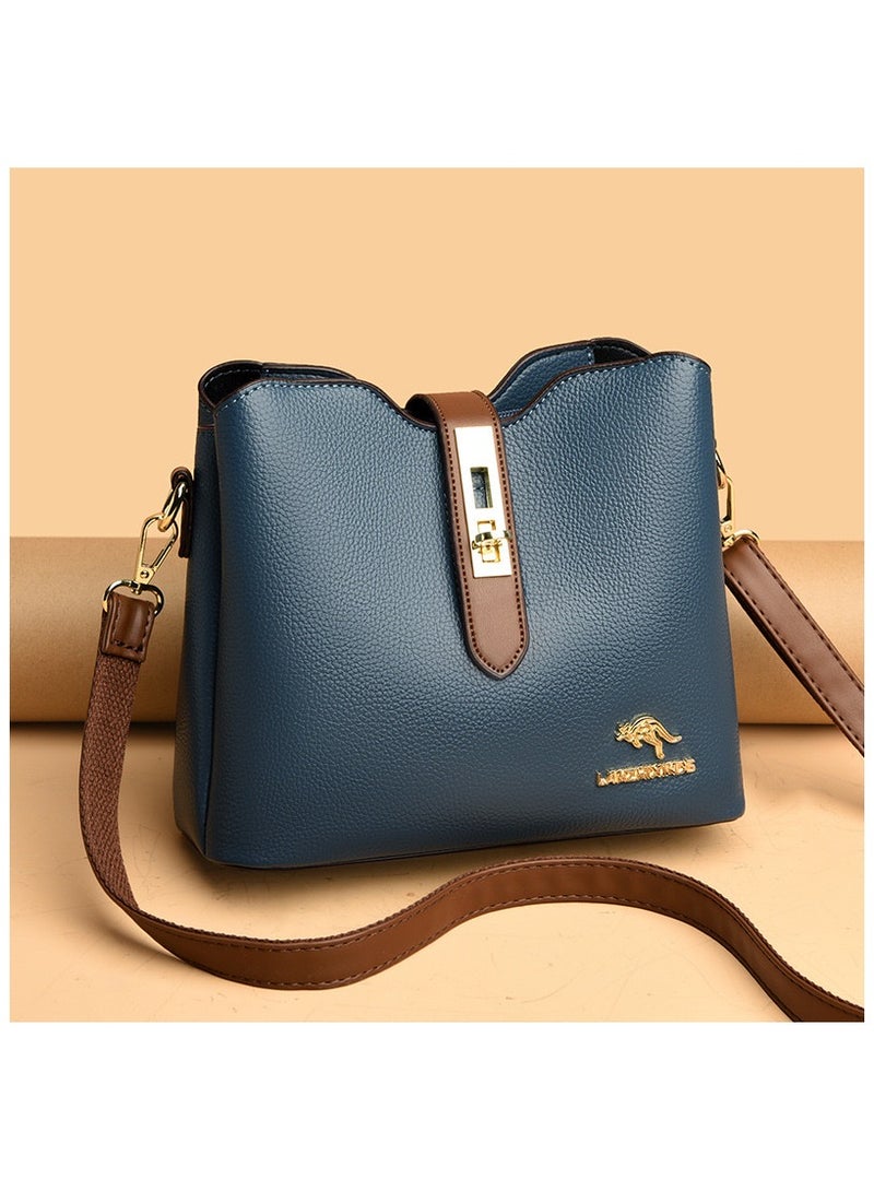 Women Handbag Crossbody Bag with Removable Shoulder Strap Fashion Leather Shoulder Hand Bag Waterproof Tote Satchel Bag for Office Travel - Image 1