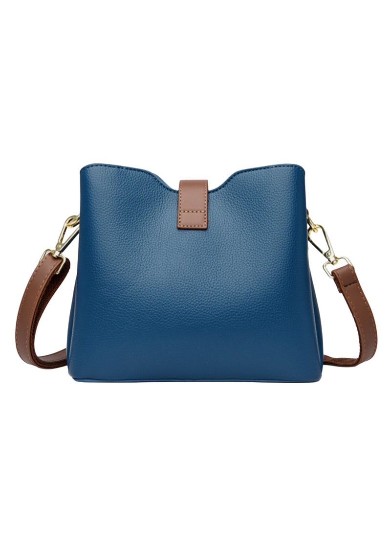 Women Handbag Crossbody Bag with Removable Shoulder Strap Fashion Leather Shoulder Hand Bag Waterproof Tote Satchel Bag for Office Travel - Image 2