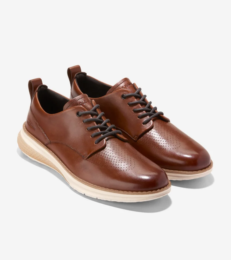 COLE HAAN Men's ØriginalGrand Energyweave Perforated Plain Toe Oxfords