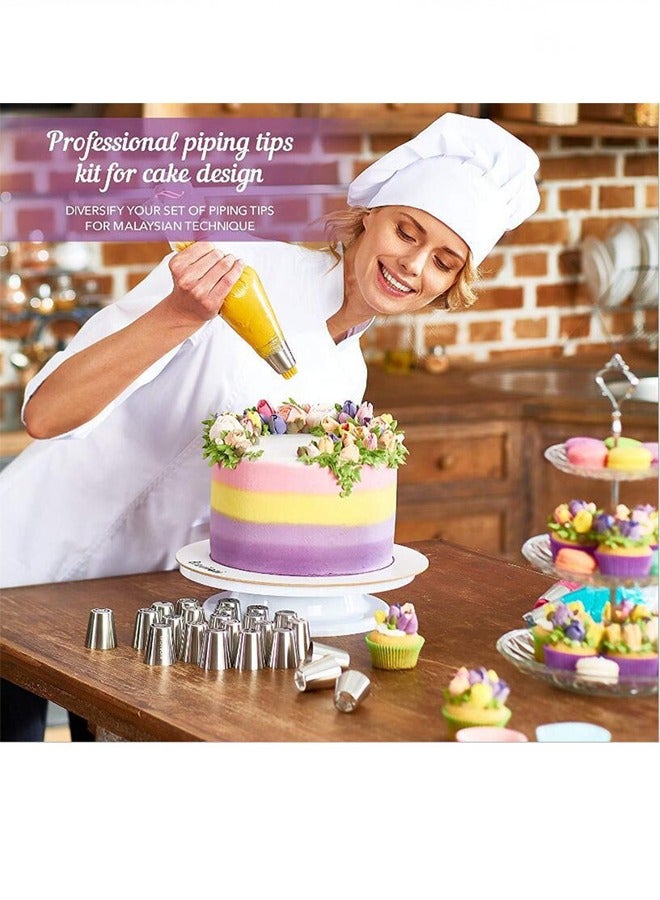 general 47-piece piping spout set cupcake one-piece molding seamless piping spout baking tools to meet daily baking needs - Image 3