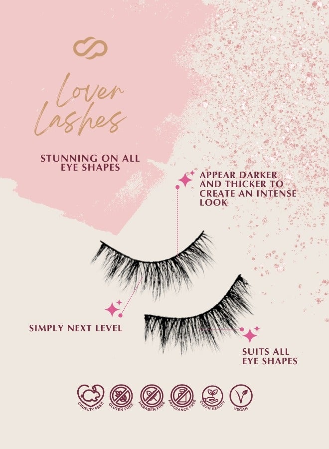 دبي دولز رموش دبي دولز الحائزة على جوائز – داكنة وكثيفة لمظهر مكثف، رائعة على جميع أشكال العيون، من قطن الماينك، 100% نباتية وخالية من القسوة - Image 3