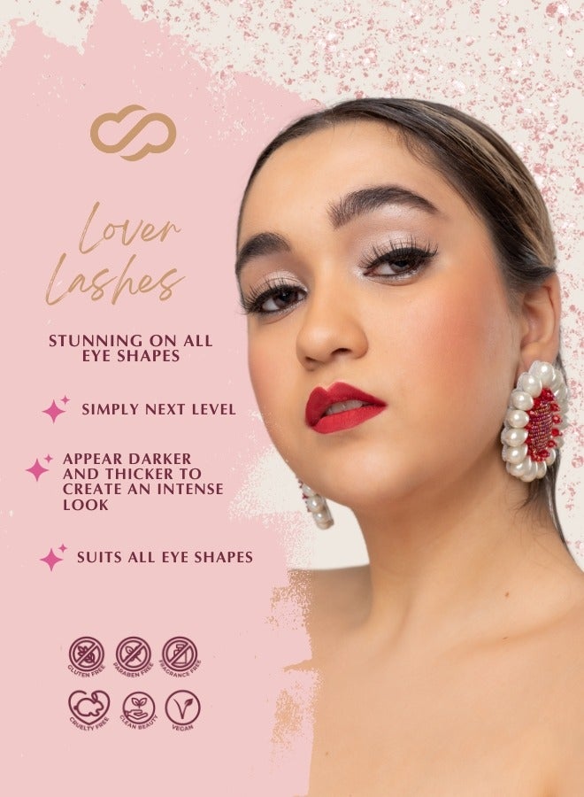 دبي دولز رموش دبي دولز الحائزة على جوائز – داكنة وكثيفة لمظهر مكثف، رائعة على جميع أشكال العيون، من قطن الماينك، 100% نباتية وخالية من القسوة - Image 2