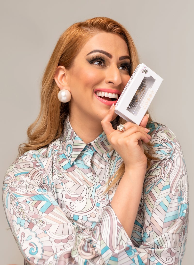 دبي دولز رموش دبي دولز الحائزة على جوائز – داكنة وكثيفة لمظهر مكثف، رائعة على جميع أشكال العيون، من قطن الماينك، 100% نباتية وخالية من القسوة - Image 4