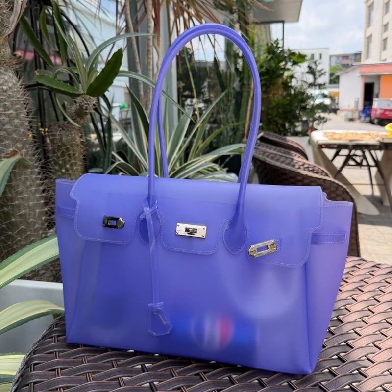 Jelly Firkin Jelly Bag Platinum Tote Kelly Kiiikiii Style 2026 Fashion Shoulder Bag - Image 3