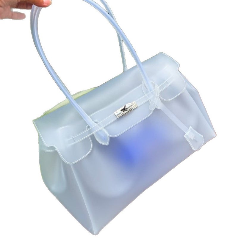 Jelly Firkin Jelly Bag Platinum Tote Kelly Kiiikiii Style 2026 Fashion Shoulder Bag - Image 5