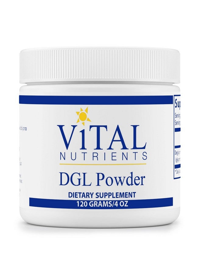 Vital Nutrients Dgl Powder Dgl Licorice Root Supplement Licorice Extract To Support Healthy Stomach Lining And Digestive Tract Gluten Free Vegetarian 120 Grams Per Bottle - Image 2