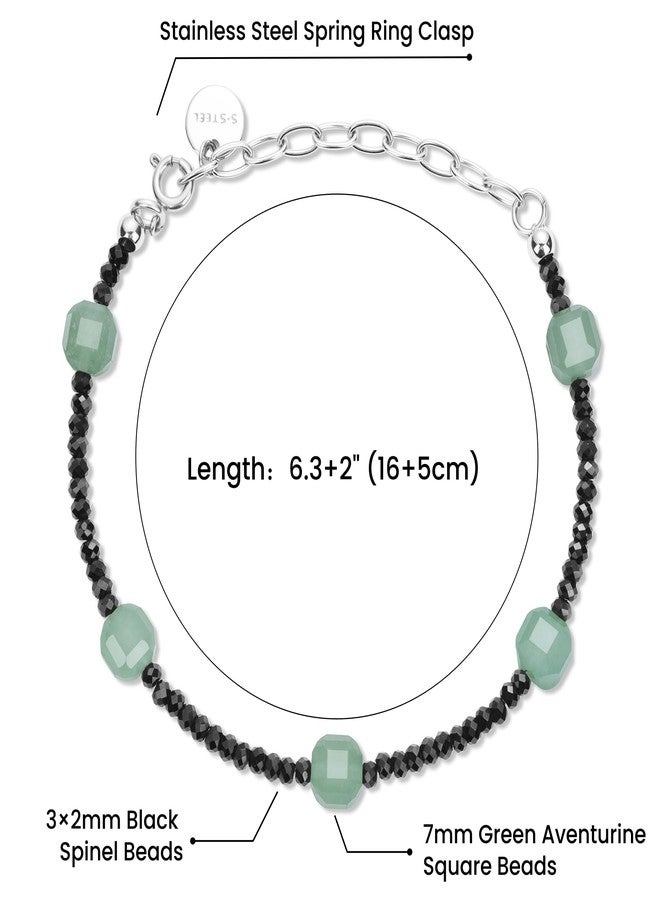 GAVU Green Aventurine Bracelet for Women, Spinel Crystal Bracelet for Women - Image 3