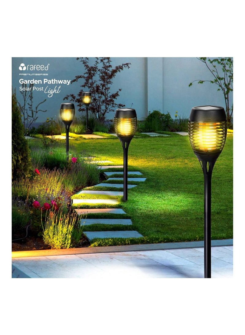 Rafeed RAFEED Solar Pathway Lights Outdoor Yard Decoration Water Resistant Outdoor Solar Lights for Garden Landscape Path Yard Patio Driveway Walkway (980158)  - Image 4