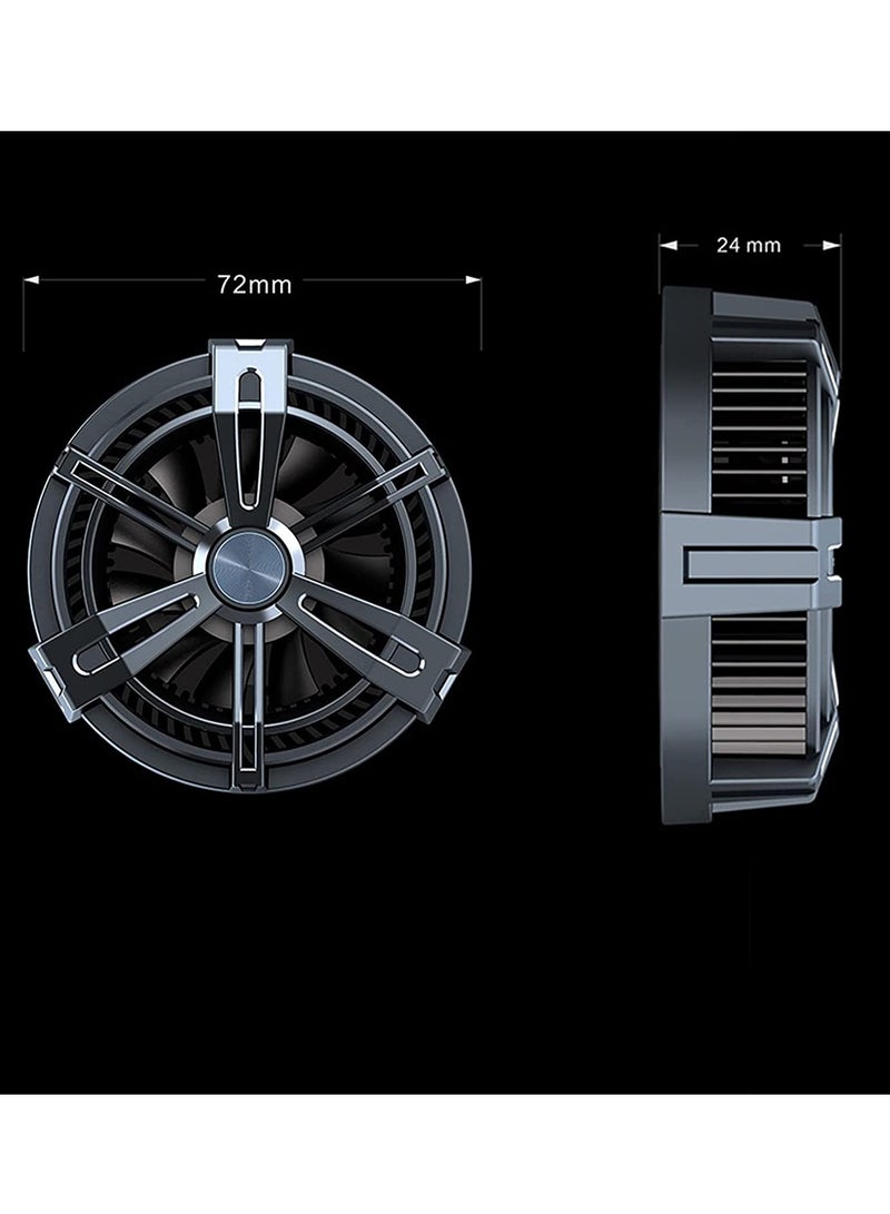 مبرد جوال لماجسيف مروحة تبريد العاب ببجي مصممة لسلسلة ايفون 12/13 بث مباشر ومدونات فيديو مشتت حراري شبه موصل بدون ضوضاء لنظام iOS واندرويد وايباد والتابلت - Image 5