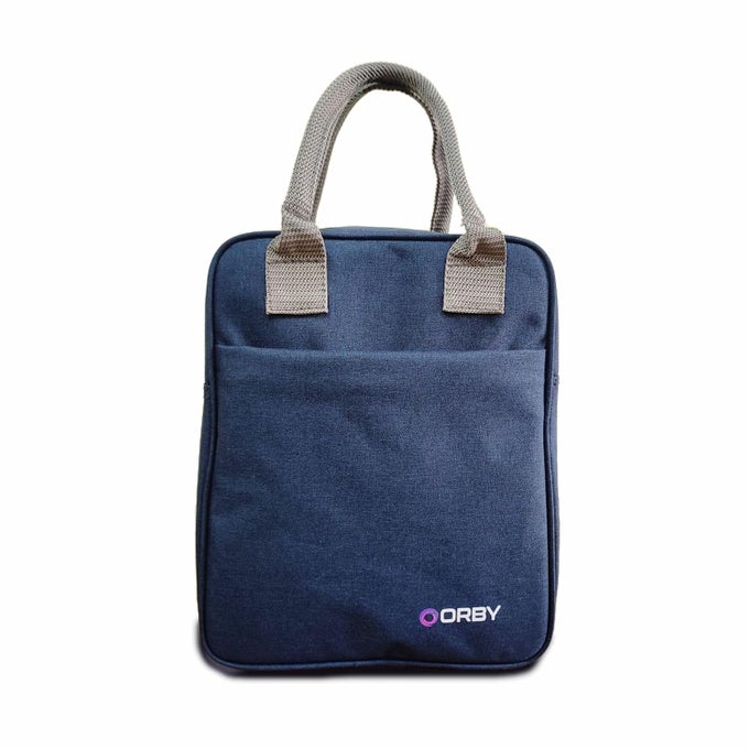 INSULATED LUNCH BAG WATERREPELLENT LIGHTWEIGHT SPACIOUS KEEPS FOOD HOT COLD IDEAL FOR OFFICE SCHOOL TRAVEL NAVY BLUE 8LTR