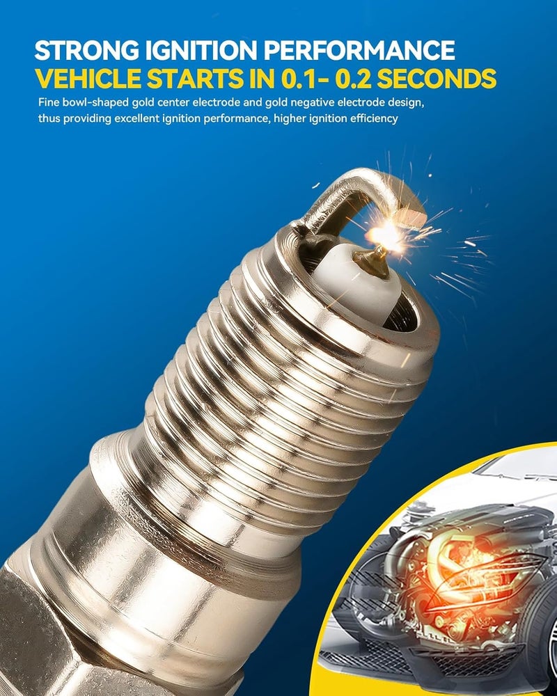 PHILTOP A4 Iridium Spark Plugs 4 Pack - Image 4