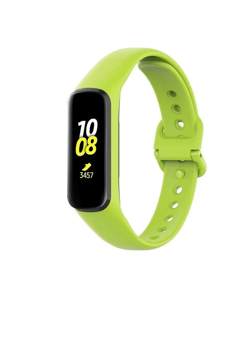 ten.tech Strap Compatible for Samsung Galaxy Fit 2 for Women Men, Breathable Soft Silicone Sport Wristband Adjustable Band for Galaxy Fit 2 (SM-R220) Fitness Tracker - Image 1