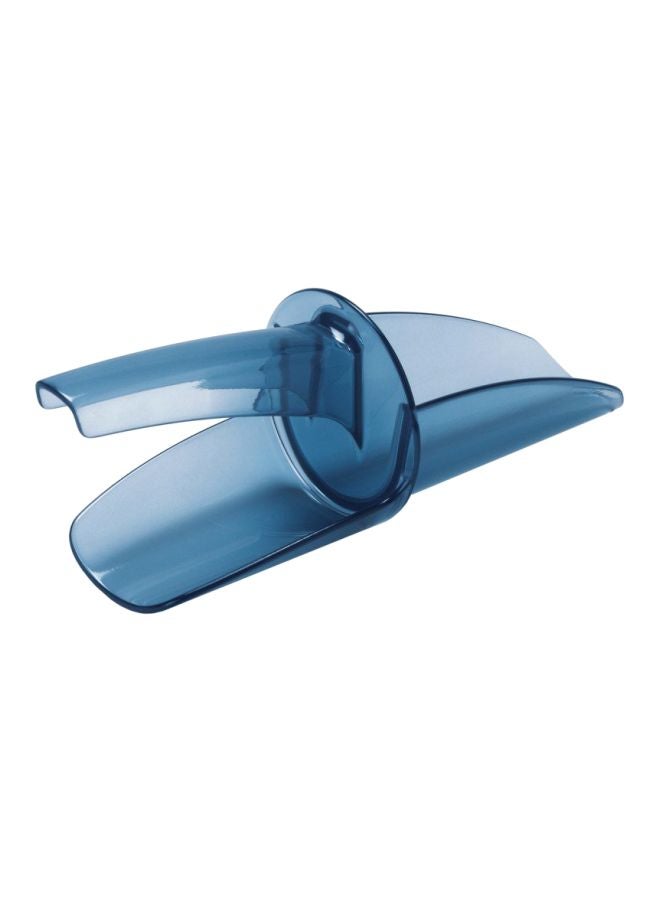 San Jamar Saf-T-Scoop Plastic Ice Scoop, Ice Scooper with Ergonomic Handle for Restaurants, Bars, Catering Events, Buffets, 12 to 16 Ounces, Blue