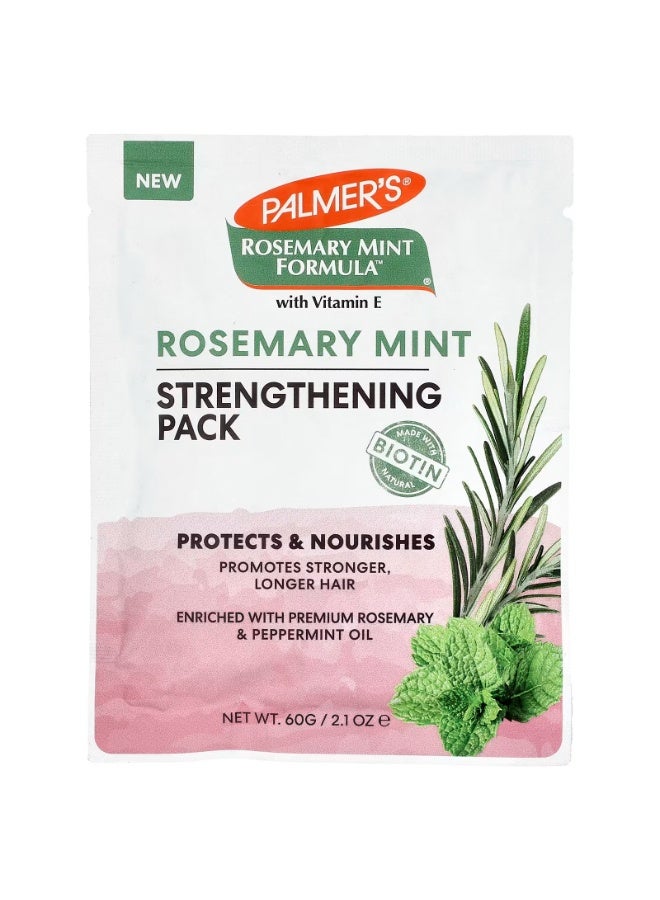 Palmer's, Rosemary Mint Formula™ With Vitamin E, Strengthening Pack, 2.1 oz (60 g) - Image 1