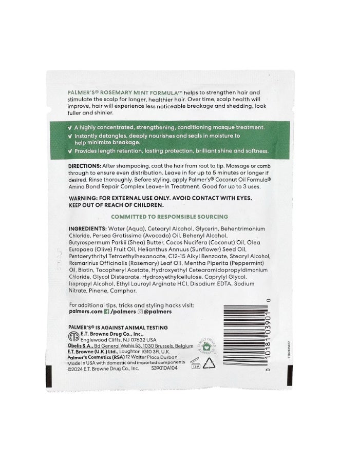 Palmer's, Rosemary Mint Formula™ With Vitamin E, Strengthening Pack, 2.1 oz (60 g) - Image 2