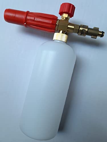 Generic Nirali Snow foam lance sprayer Nozzle High pressure Soap Foamer for BOSCH AQUATAk  - Image 1
