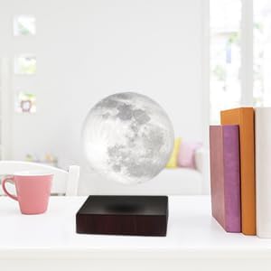 VGAzer Levitating Floating Wireless Moon Lamp3DPrinted LED Lamp Floats  Spins FreelyGifts Cool Home Decor 3 Colors - Image 3